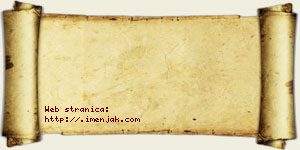 Nadja Aksentijević vizit kartica